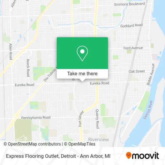 Express Flooring Outlet map