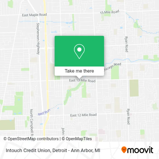 Intouch Credit Union map