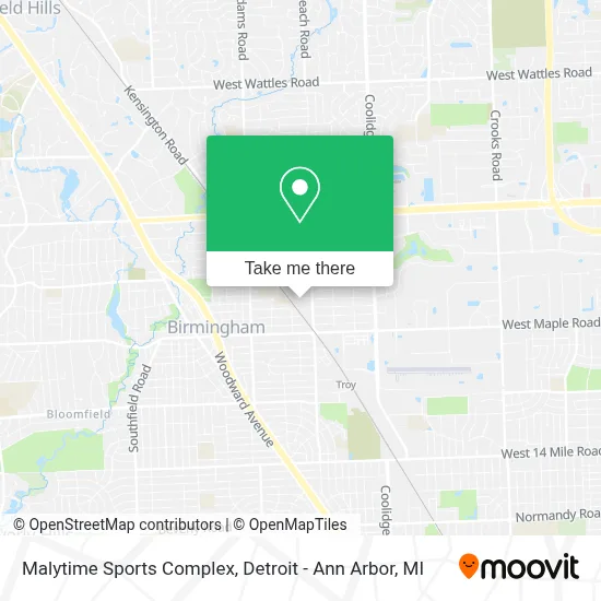Malytime Sports Complex map
