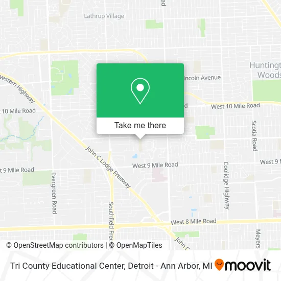 Tri County Educational Center map