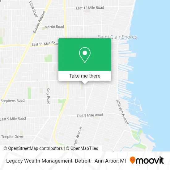 Legacy Wealth Management map