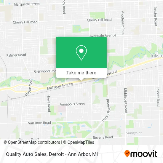 Quality Auto Sales map