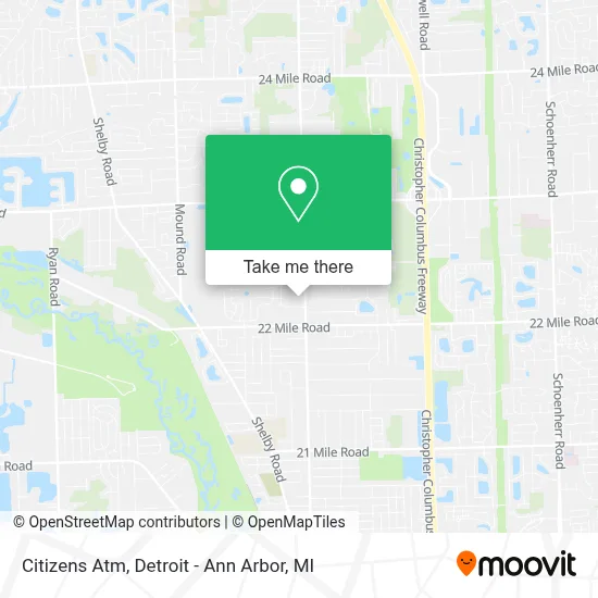 Citizens Atm map