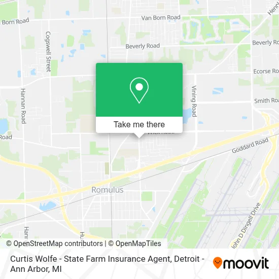 Curtis Wolfe - State Farm Insurance Agent map