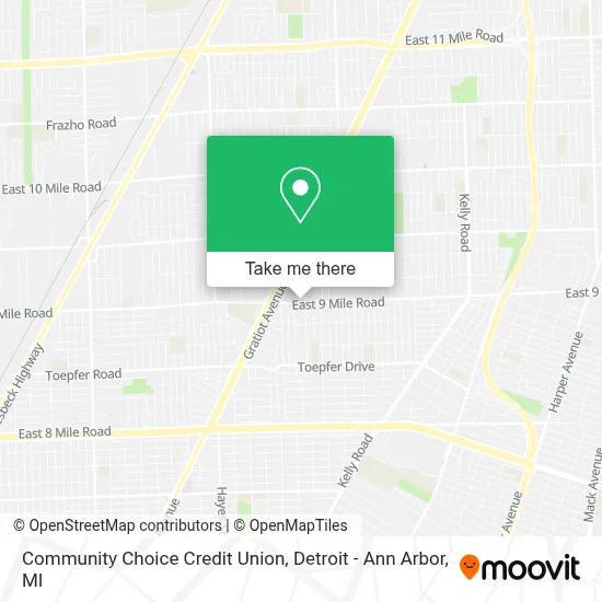 Community Choice Credit Union map