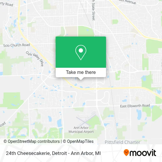 24th Cheesecakerie map