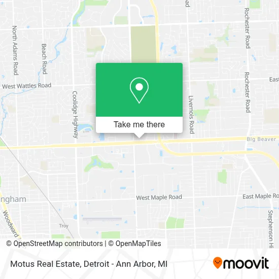 Motus Real Estate map