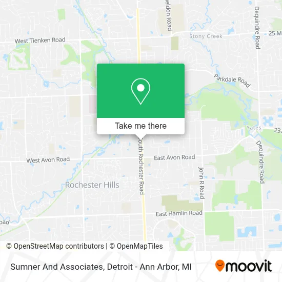 Sumner And Associates map