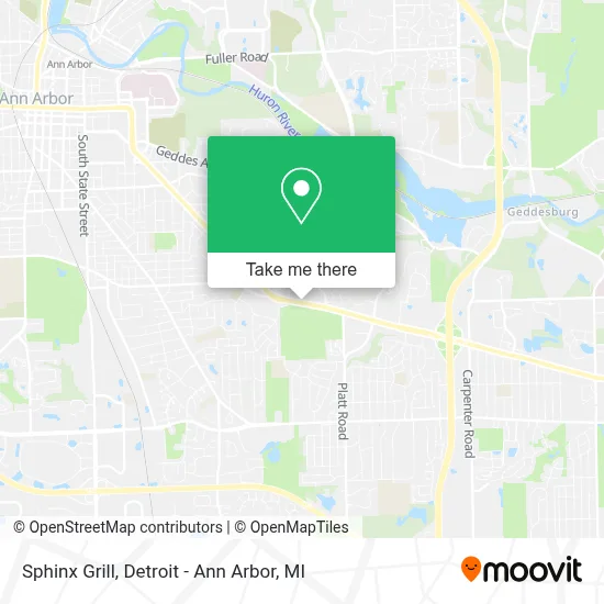 Sphinx Grill map