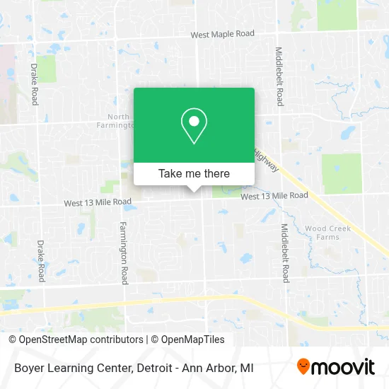 Boyer Learning Center map