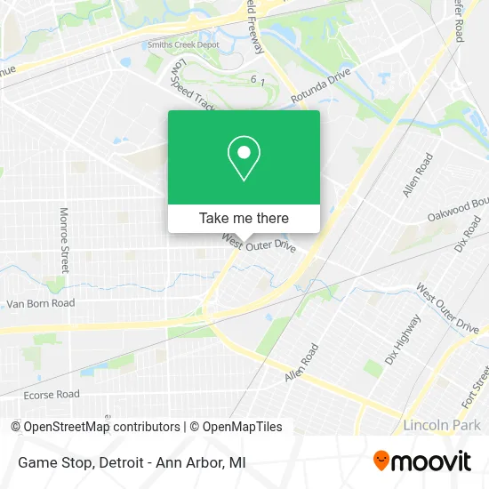 Game Stop map