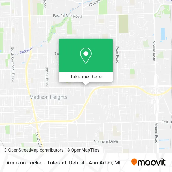 Amazon Locker - Tolerant map
