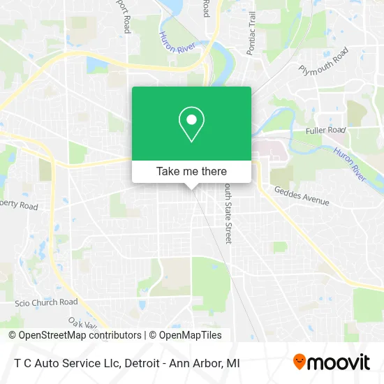 T C Auto Service Llc map