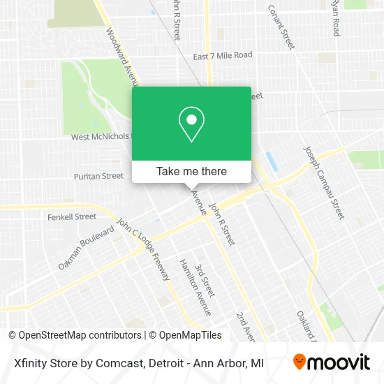 Xfinity Store by Comcast map