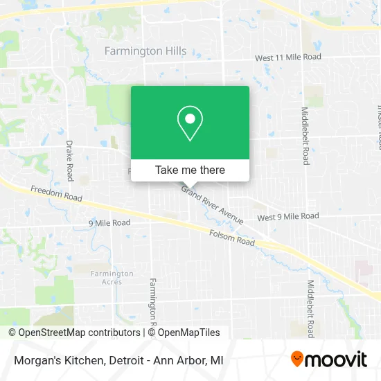 Morgan's Kitchen map