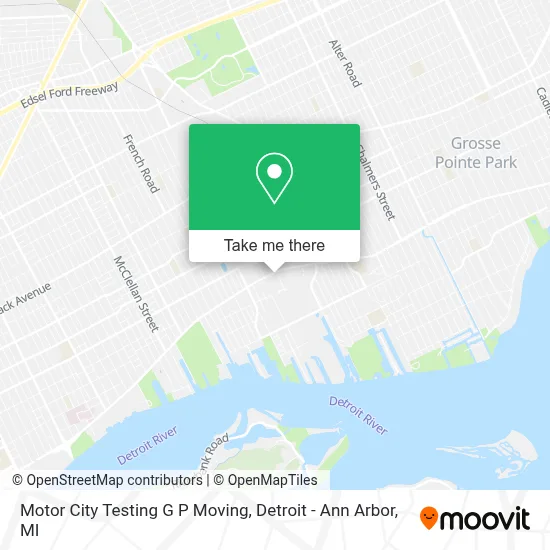 Motor City Testing G P Moving map