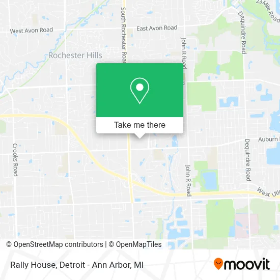 Rally House map