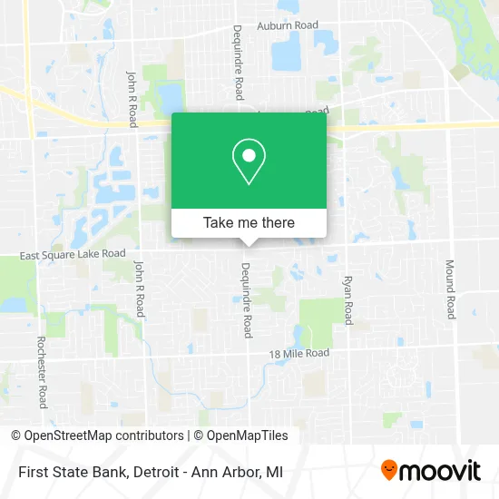 First State Bank map