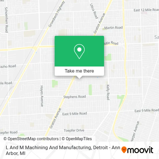 L And M Machining And Manufacturing map