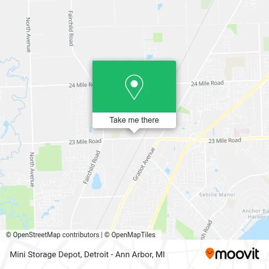 Mini Storage Depot map