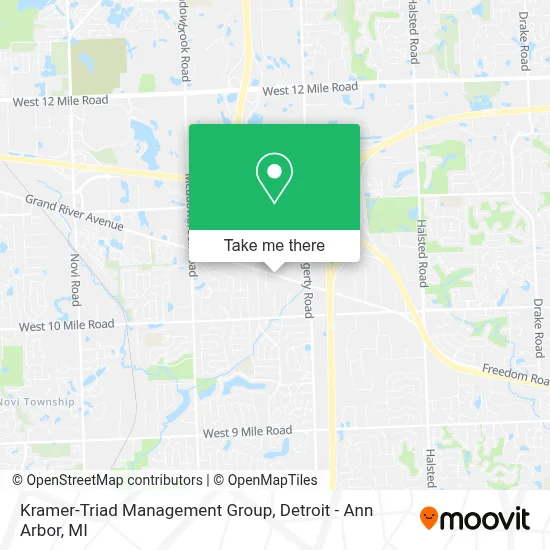 Kramer-Triad Management Group map