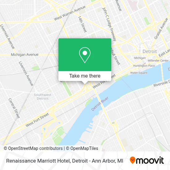 Renaissance Marriott Hotel map