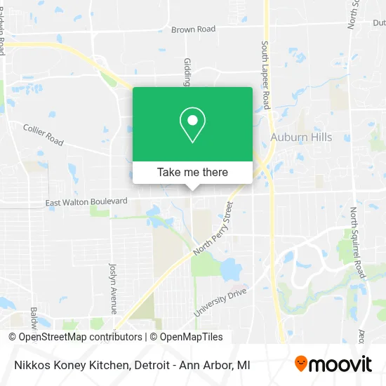 Nikkos Koney Kitchen map