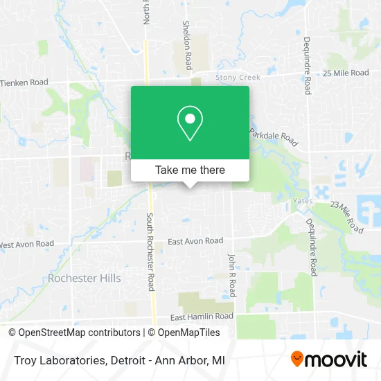 Troy Laboratories map