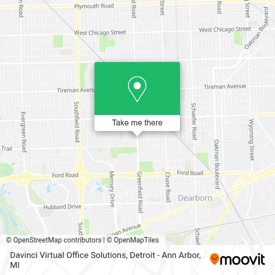 Davinci Virtual Office Solutions map