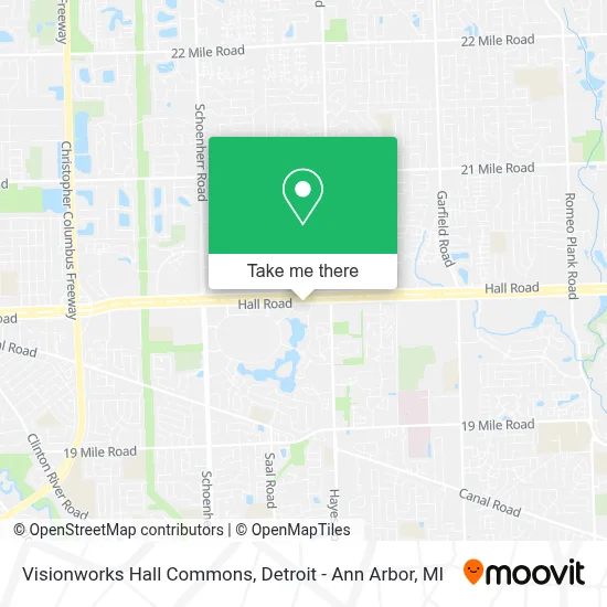 Visionworks Hall Commons map