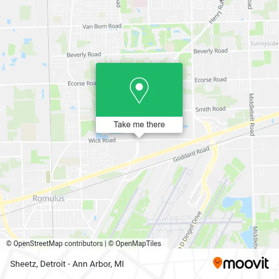 Sheetz map