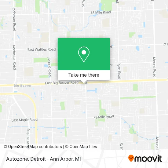 Autozone map