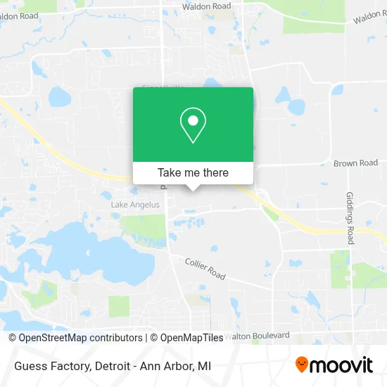 Guess Factory map