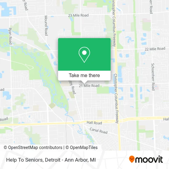 Help To Seniors map