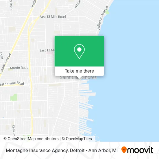 Montagne Insurance Agency map