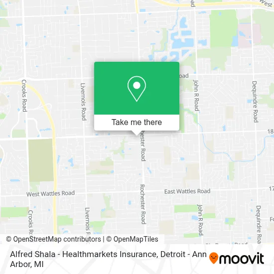 Alfred Shala - Healthmarkets Insurance map