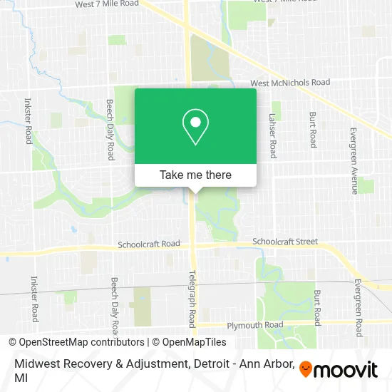 Midwest Recovery & Adjustment map