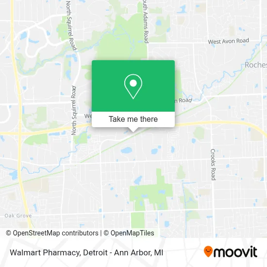 Walmart Pharmacy map