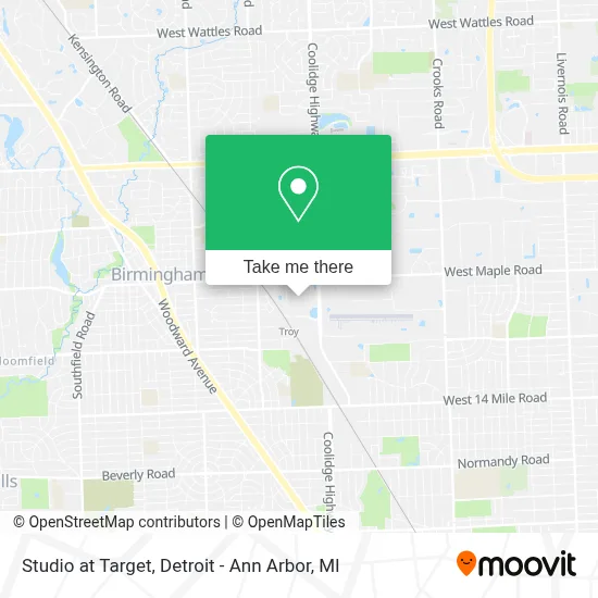 Studio at Target map