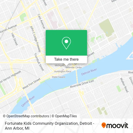 Fortunate Kids Community Organization map