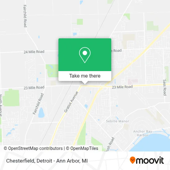 Chesterfield map