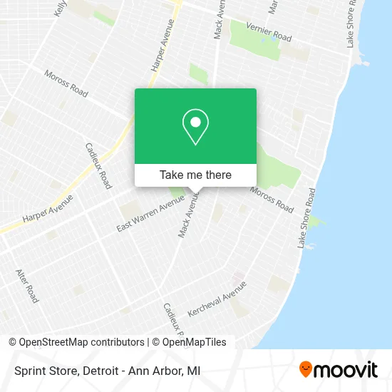 Sprint Store map
