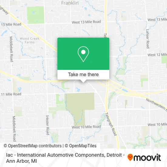 Iac - International Automotive Components map
