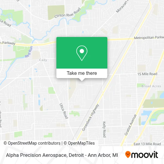 Alpha Precision Aerospace map