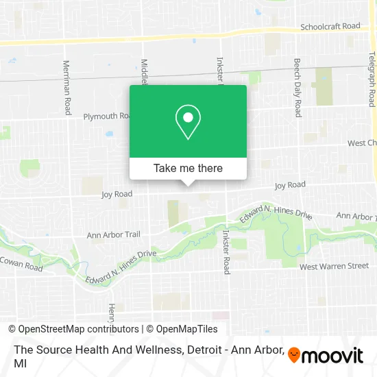 The Source Health And Wellness map