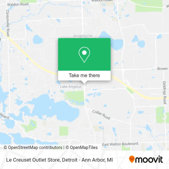 Le Creuset Outlet Store map