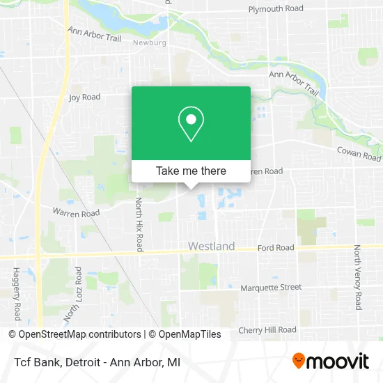 Tcf Bank map