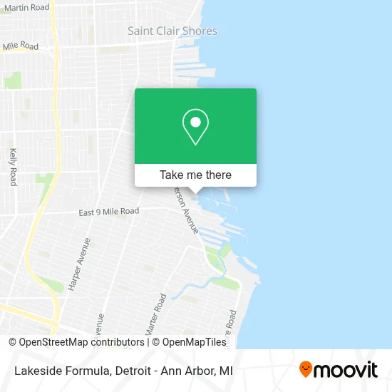 Lakeside Formula map