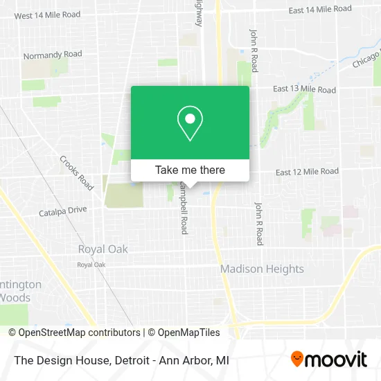 The Design House map