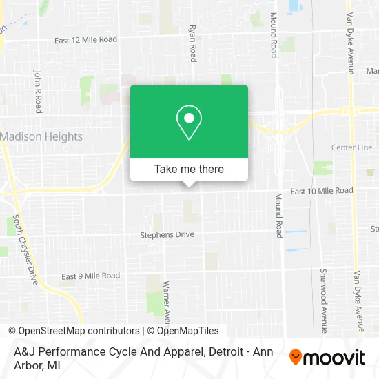 A&J Performance Cycle And Apparel map